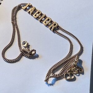 Dior Gold Chain Ja Dior choker